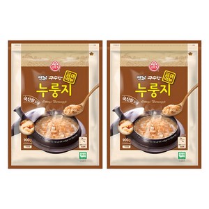 오뚜기옛날 구수한 끓여먹는 누룽지, 900g, 2개