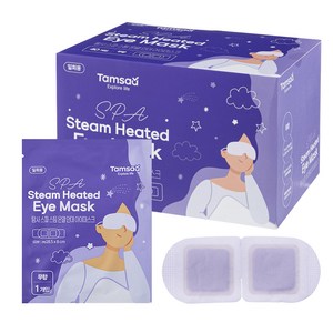 탐사 아이 스파 온열 안대 스팀 아이마스크 눈 찜질팩 무향, 40개입, 1개