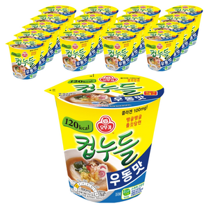 오뚜기 컵누들 우동맛 38.1g, 18개