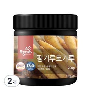 토종마을 핑거루트 건강 분말, 2개, 200g