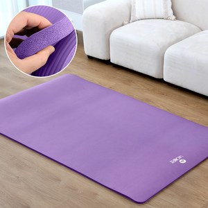 라온핏 NBR 프리미엄 자이언트 요가매트, 퍼플, 1050 x 183..., 1개