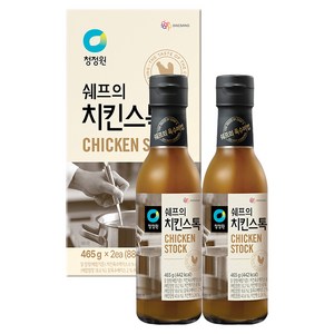 청정원 쉐프의 치킨스톡, 465g, 2개