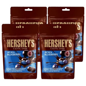 허쉬 아사이 앤드 블루베리 다크초콜릿, 100g, 4개