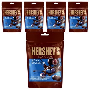 허쉬 아사이 앤드 블루베리 다크초콜릿, 100g, 5개