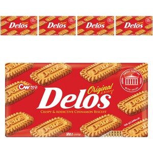 청우식품 델로스 오리지날 비스켓, 630g, 5개