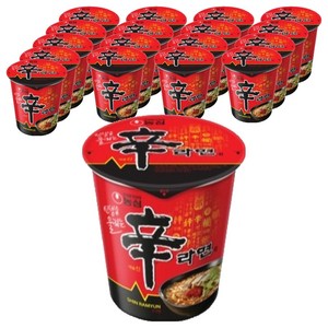 농심 신라면 컵 65g, 18개