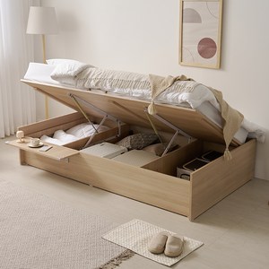 파로마 플루어 리프트업 수납침대 프레임 + 미니 협탁 세트 방문설치