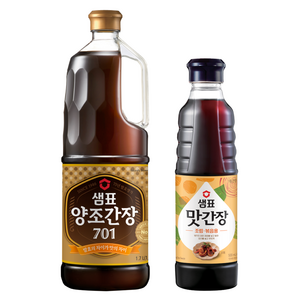 샘표 양조간장 701 1.7L + 맛간장 500ml, 1.7L, 1세트