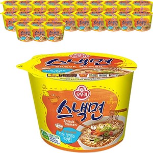 오뚜기 스낵면 90g, 24개