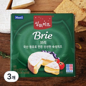 상하치즈 브리치즈, 100g, 3개