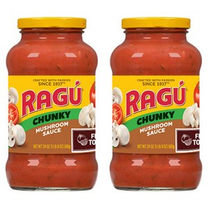 라구 청키 머쉬룸 소스, 680g, 2개