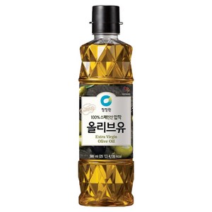청정원 엑스트라버진 올리브유, 500ml, 1개