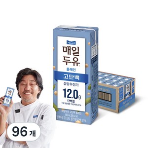 매일두유 고단백 플레인, 190ml, 96개