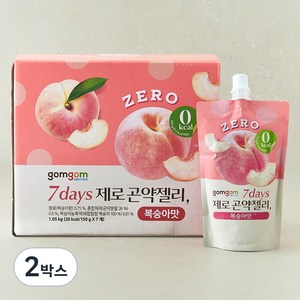곰곰 7days 제로 곤약젤리 복숭아맛