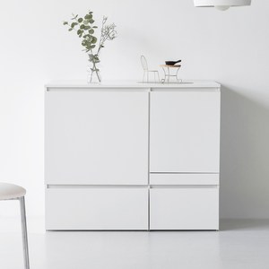 도모디자인 오르딘 주방 광폭 1000 렌지수납장 방문설치