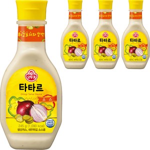 오뚜기 타타르 소스, 245g, 4개