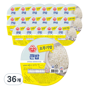 오뚜기 맛있는 큰밥, 300g, 36개