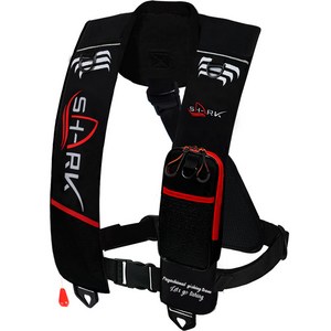 샤크 남녀공용 원포켓 자동팽창식 구명조끼 TMSAA21-BW