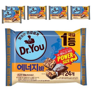 닥터유 에너지바 파워사이즈, 337g, 6개