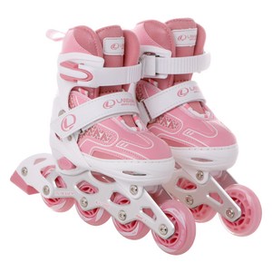 랜드웨이 아동용 마운트 인라인스케이트, 인디핑크, M(210~240 ..., 1개