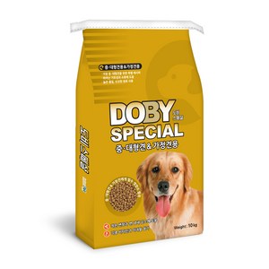 인터펫코리아 생후 12개월령 이하 중대형견 도비 스페셜 건식사료, 곡물, 10kg, 1개