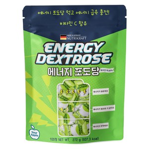 뉴트리크라프트 에너지 포도당 캔디 사과맛 100p, 272g, 1개