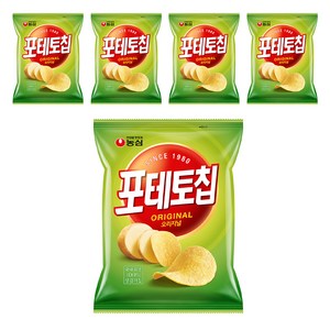 포테토칩 오리지널, 60g, 5개