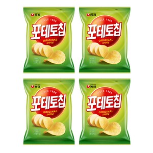 포테토칩 오리지널, 110g, 4개