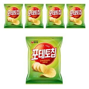 포테토칩 오리지널, 110g, 5개