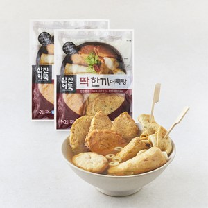 삼진어묵 딱 한끼 어묵탕 얼큰한맛, 326g, 2개