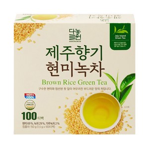 다농원 제주향기 현미녹차 티백