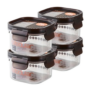 락앤락 비스프리 모듈러 밀폐용기, 260ml, 4개