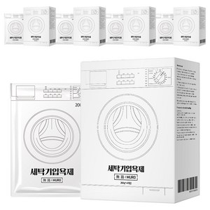 무로 세탁기 입욕제 통돌이 드럼 클리너 4개입, 800g, 5개