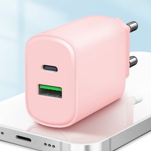 홈플래닛 20W 2포트 PD 고속충전기 (애플 아이폰 호환)