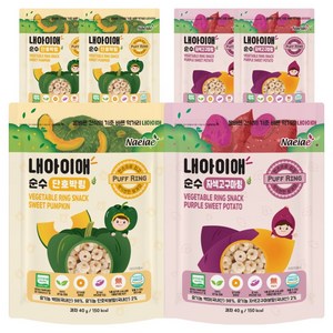 내아이애 유기농 순수야채 단호박링 3p + 자색고구마링 3p, 1세트