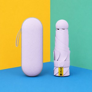 준성 초경량 머쉬룸 5단 암막 우양산 자외선 UV 차단 + 파우치 세트