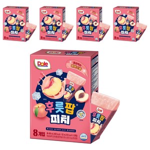 돌 후룻팝 피치 8p, 62ml, 40개
