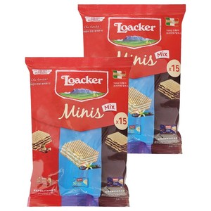 로아커 웨하스 미니스 믹스, 150g, 2개