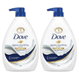 도브 뷰티 너리싱 바디워시, 1kg, 2개