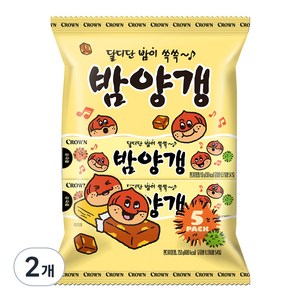 크라운 밤양갱 5p, 250g, 2개