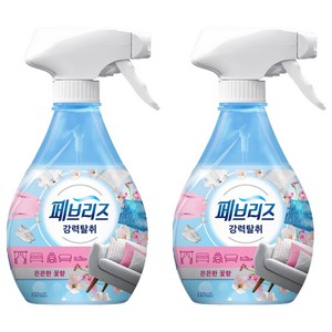 페브리즈 강력 섬유탈취제 은은한 꽃향 본품, 370ml, 2개