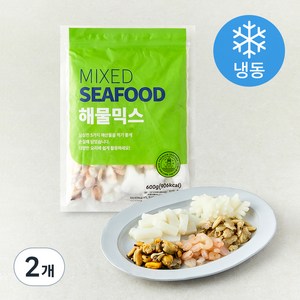 해물믹스 (냉동), 600g, 2개
