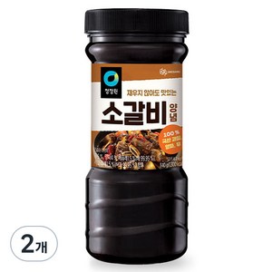 청정원 소갈비양념, 840g, 2개