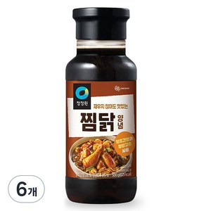 청정원 찜닭 양념, 500g, 6개