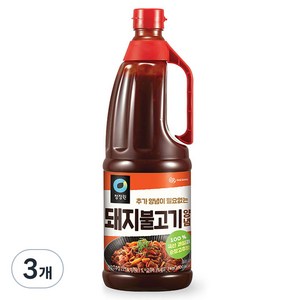 청정원 고추장 돼지불고기 양념, 2kg, 3개