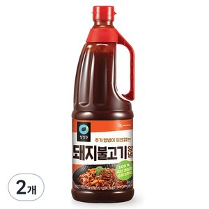 청정원 고추장 돼지불고기 양념, 2kg, 2개