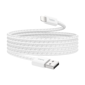 벨킨 A타입-라이트닝 부스트차지 브레이디드 고속 충전 케이블 CAA018qc05WH