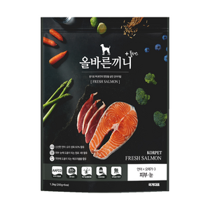 국개대표 강아지 올바른끼니 기능성 사료, 피부/피모, 1.2kg, 1개