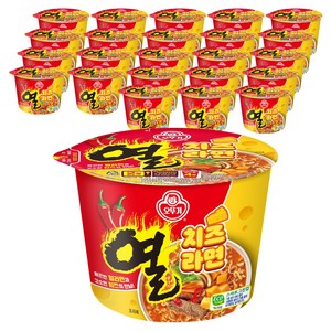 오뚜기 열치즈라면 용기 100g, 24개