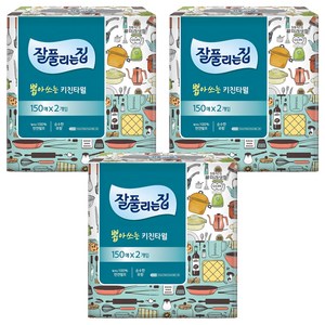 잘풀리는집 뽑아쓰는 키친타월, 150매, 6개